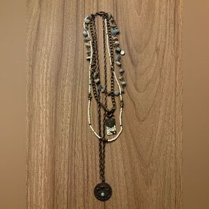 🌙🍃✨Free People Multi-Layered Beaded Necklace✨🍃🌙